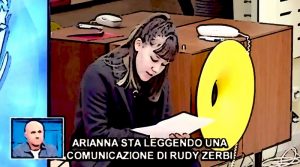 Rudy Zerbi manda Arianna in sfida